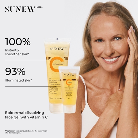SUNEWMED+ Exfoliating Face Gel epidermal dissolving face gel for dead skin removal