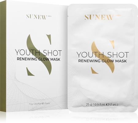 SUNEWMED+ Youth Shot Regenerating Glow Face Sheet Mask regenerating glow face sheet mask