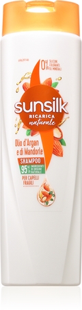 Sunsilk Argan & Almond Oil Arganschampo För att behandla bräckligt hår