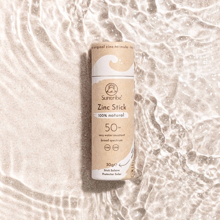 Suntribe Sports Zinc Stick stick protettivo minerale per zone sensibili SPF 50
