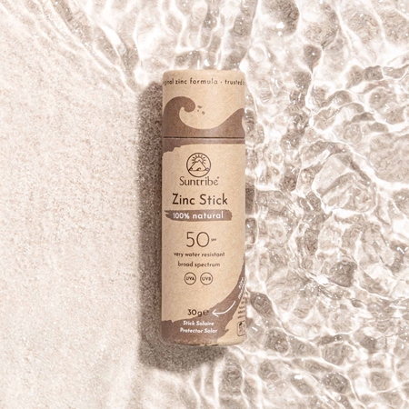 Suntribe Sports Zinc Stick stick protettivo minerale per zone sensibili SPF 50