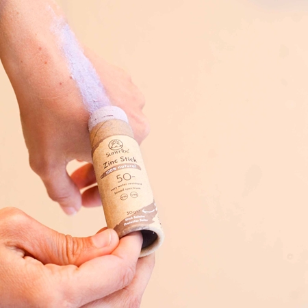 Suntribe Sports Zinc Stick stick protettivo minerale per zone sensibili SPF 50