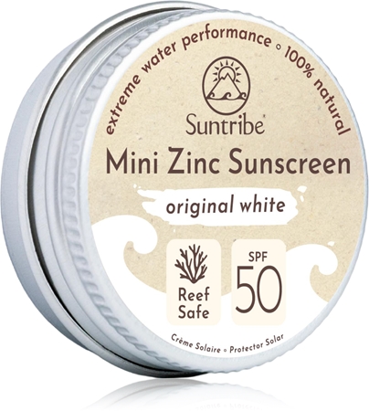 Suntribe Mini Zinc Sunscreen mineralny krem ochronny do twarzy i ciała SPF 50