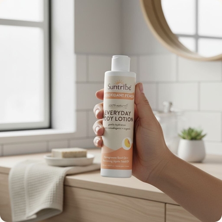 Suntribe Everyday Body Lotion Antioxidant Peach Hydrating Body Lotion