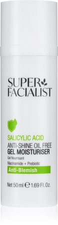 Super Facialist Salicylic Acid Anti Blemish drėkinamasis veido gelis odos netobulumams šalinti