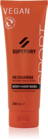 Superdry RE:charge Ķermeņa un matu dušas želeja vīriešiem
