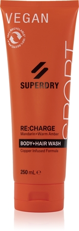 Superdry RE:charge tusfürdő gél testre és hajra uraknak