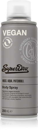 Superdry Moss. Aqua. Patchouli. spray do ciała dla mężczyzn