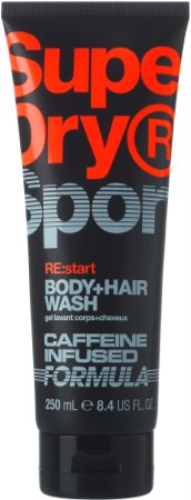 Superdry RE:start sprchový gel na tělo a vlasy pro muže
