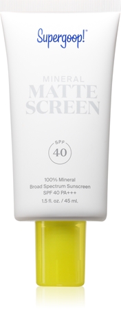 Supergoop! Mattescreen krem mineralny SPF 40