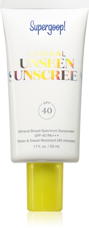 Supergoop! Mineral Unseen Sunscreen minerální krém na opalování SPF 40
