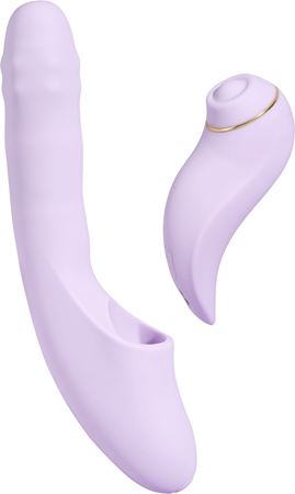 Svakom DuoGlow Thrusting Beaded With Pulsating Stimulator csiklóizgatós vibrátor