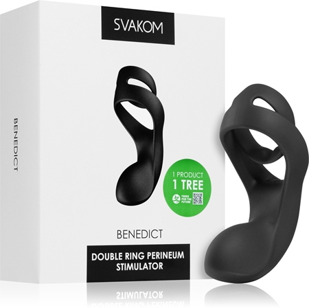 Svakom Benedict Double Ring Perineum pierścień na penisa