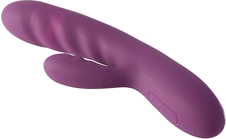 Svakom Avery Powerful Thrusting Vibrator mit Klitoris-Stimulator