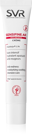 SVR Sensifine AR creme de hidratação intensiva para pequenos derrames no rosto