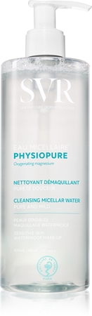 SVR Physiopure Eau Micellaire gentle cleansing micellar water for the face and eye area