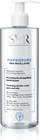 SVR Physiopure jemná čisticí micelární voda na obličej a oční okolí
