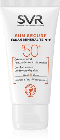 SVR Sun Secure loção tonificante mineral para a pele seca a muito seca SPF 50+