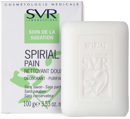 SVR Spirial jabón limpiador contra el exceso de sudor