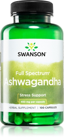 Swanson Full Spectrum® Ashwagandha wsparcie dobrego samopoczucia psychicznego