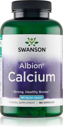 Swanson Albion® Calcium wsparcie prawidłowego stanu kości i zębów
