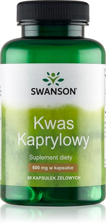 Swanson Kwas Kaprylowy kapsułki dla prawidłowego funkcjonowania organizmu