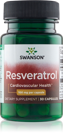 Swanson Resveratrol 100mg wspomaganie prawidłowych funkcji układu krążenia