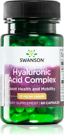 Swanson Hyaluronic Acid Complex podpora správného fungování pohybového aparátu