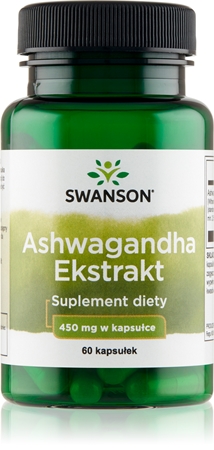 Swanson Ashwagandha Ekstrakt wsparcie dobrego samopoczucia psychicznego