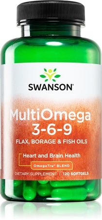 Swanson MultiOmega 3-6-9 suplement diety do prawidłowego funkcjonowania serca i mózgu