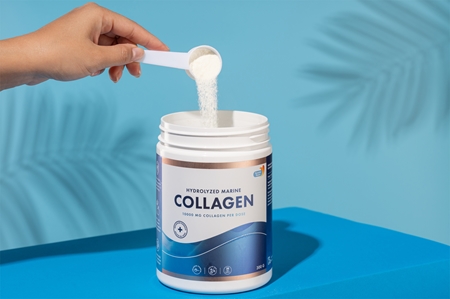 Swedish Nutra Hydrolyzed Marine Collagen Kollagen in Pulverform