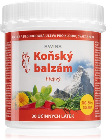 Swiss Koňský balzám hřejivý gel s hřejivým účinkem