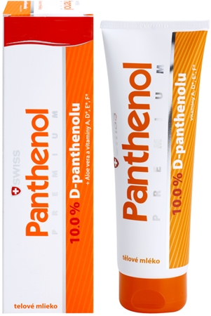 Swiss Panthenol 10% PREMIUM raminamasis kūno pienelis