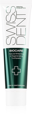 Swissdent Biocare Natural Whitening and Regenerating dentifrice régénérant effet blanchissant
