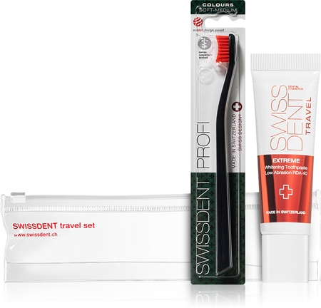Swissdent Extreme Travel Set dantų priežiūros priemonių rinkinys