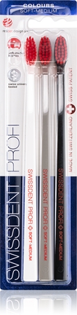 Swissdent Profi Colours Zahnbürsten 3 Stk. Soft - Medium