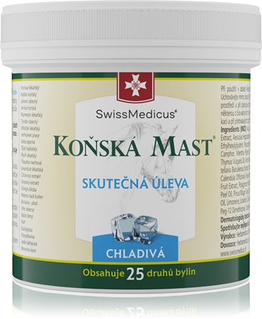 SwissMedicus Koňská mást chladivá pomada con efecto frío