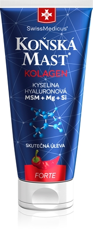 SwissMedicus Horse Ointment with Collagen Forte Warming pomada com efeito de aquecimento