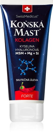 SwissMedicus Koňská Mast® s kolagenem forte hřejivá mast s hřejivým účinkem