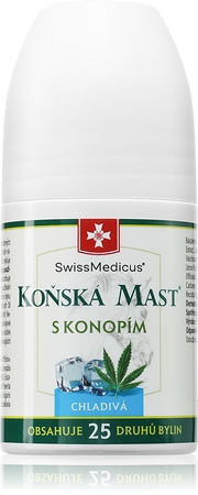 SwissMedicus Koňská mast s konopím chladivá roll-on