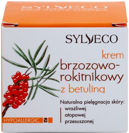 Sylveco Face Care Brzozowo-rokitnikowy hranilna obnovitvena krema za suho in atopijsko kožo