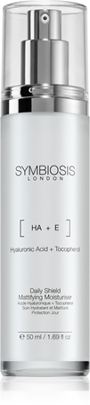 Symbiosis London Daily Shield mattifying moisturiser with UVA And UVB filters