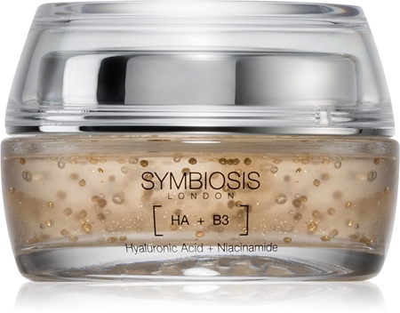 Symbiosis London 24k Gold Pearls fényesítő hatású arcszérum hialuronsavval