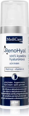 Syncare Medicare Renohyal 100% hyaluronic acid crema occhi per pelli sensibili e secche