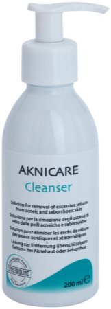 Synchroline Aknicare gel de limpeza para reduzir a produção do sebo em peles acneicas