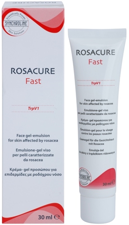 Synchroline Rosacure Fast emulsão gel para a pele sensível com tendência a aparecer com vermelhidão