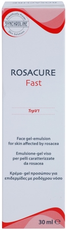 Synchroline Rosacure Fast emulsão gel para a pele sensível com tendência a aparecer com vermelhidão