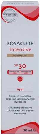 Synchroline Rosacure Intensive tónovacia emulzia pre citlivú pleť so sklonom k začervenaniu SPF 30