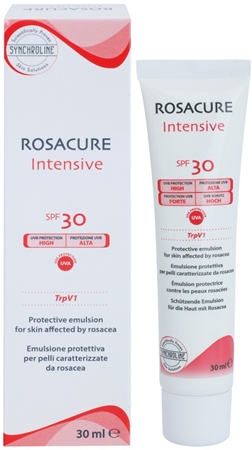 Synchroline Rosacure Intensive ochranná emulze pro citlivou pleť se sklonem ke zčervenání SPF 30