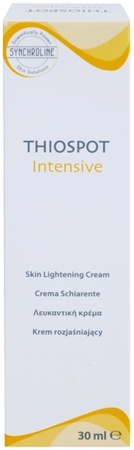 Synchroline Thiospot Intensive rozjasňující krém pro pleť s hyperpigmentací